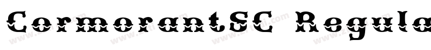CormorantSC Regular字体转换